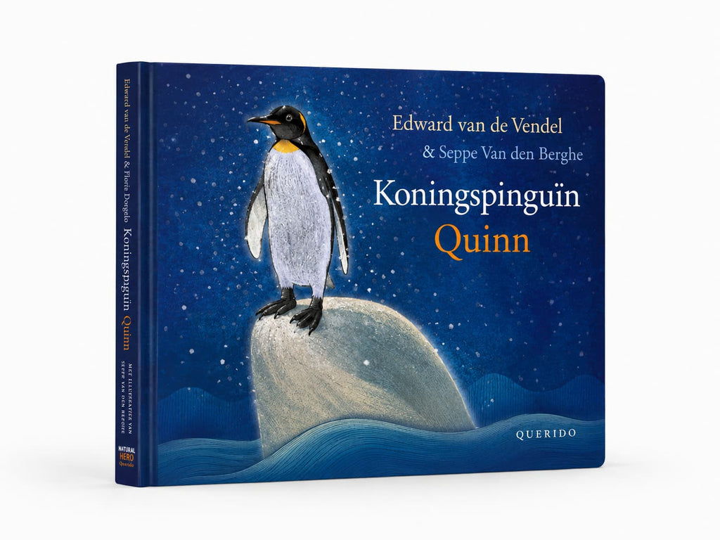Voorkant van het kinderboek Koningspinguïn Quinn.