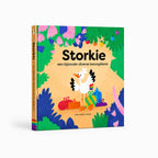 Voorkant van het kinderboek Storkie – Een bijzonder diverse bezorgdienst.