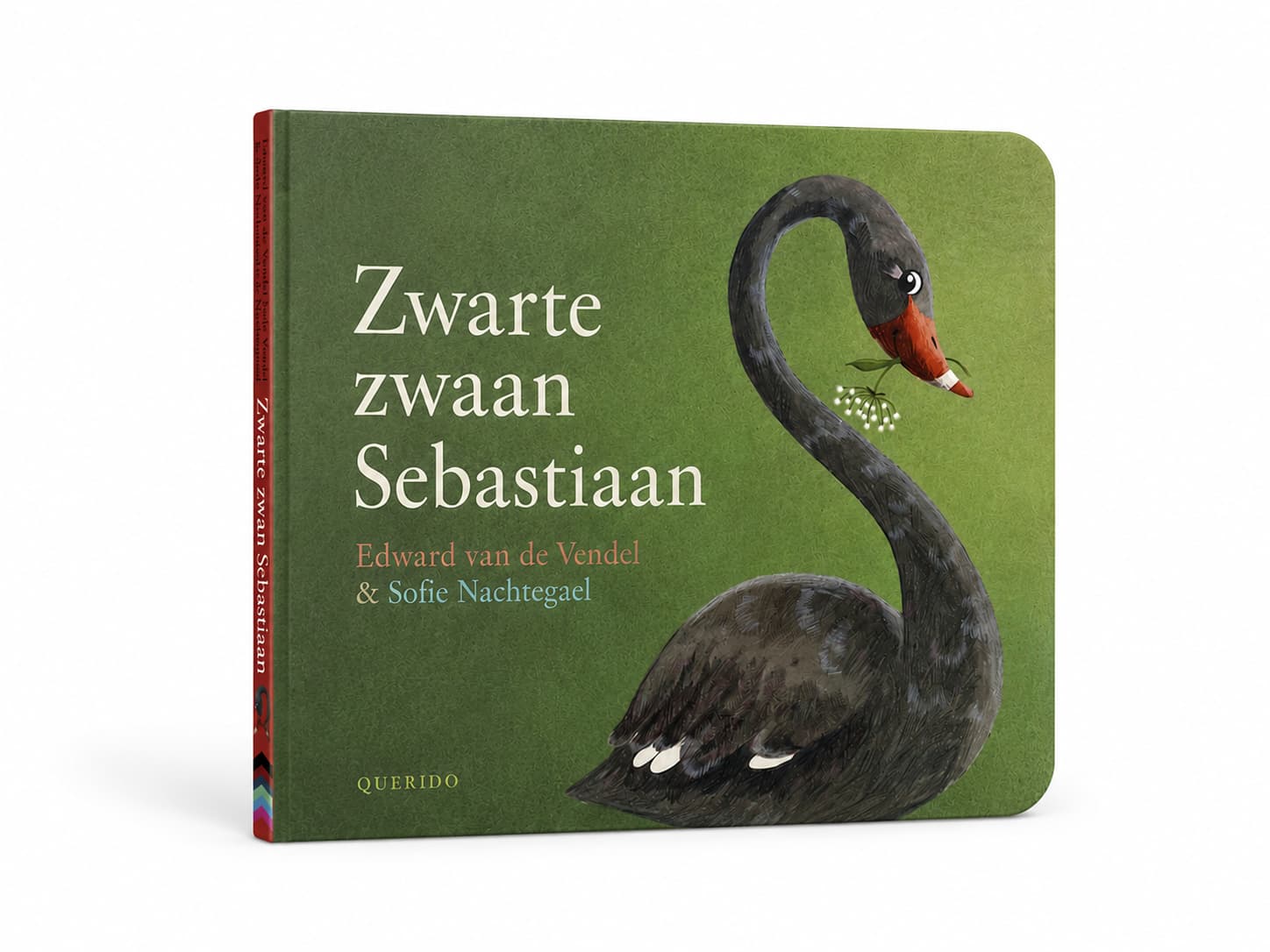 Voorkant van het kinderboek Zwarte Zwaan Sebastiaan.