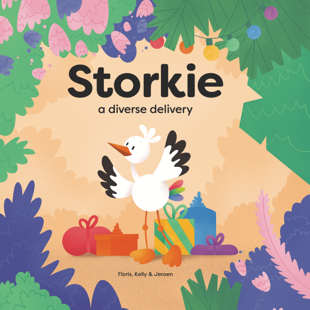 Book cover for Storkie - a diverse delivery